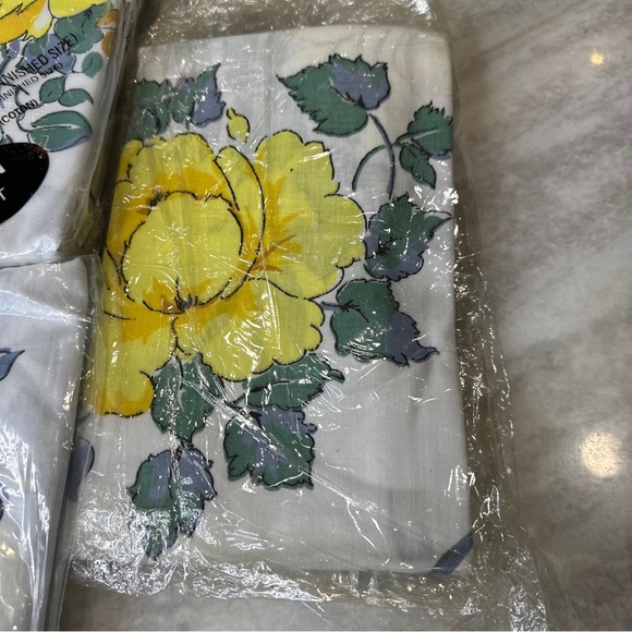 Vintage Monticello cannon flower sheets 1980’s new old stock twin size - Picture 12 of 13